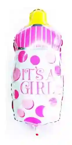 Globo Metalizado Its A Girl Baby Shower 90cm