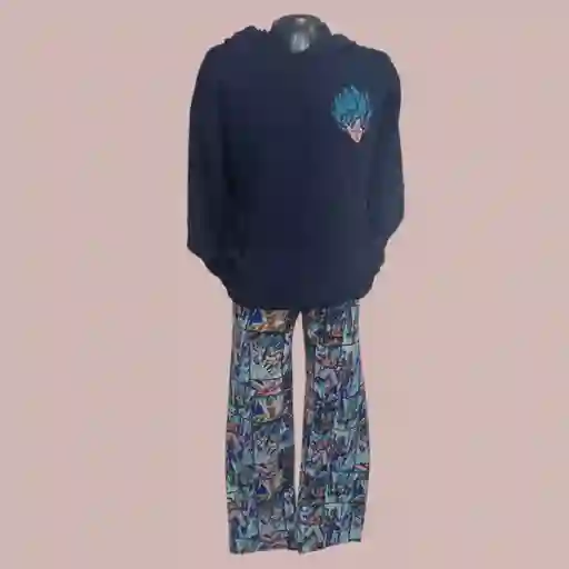 Pijama Buzo Dragon Boll Talla L-xl