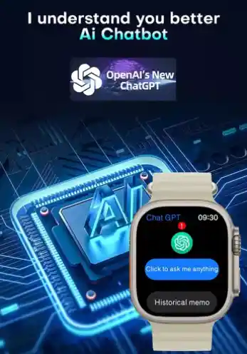 Reloj Inteligente Smartwatch De Alta Gama Hk9 Ultro 2 Max Con Ia Chat Gpt Y Memoria De 2gb