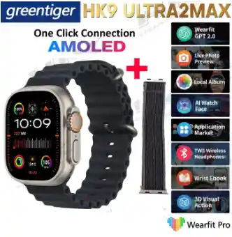 Reloj Inteligente Smartwatch De Alta Gama Hk9 Ultro 2 Max Con Ia Chat Gpt Y Memoria De 2gb