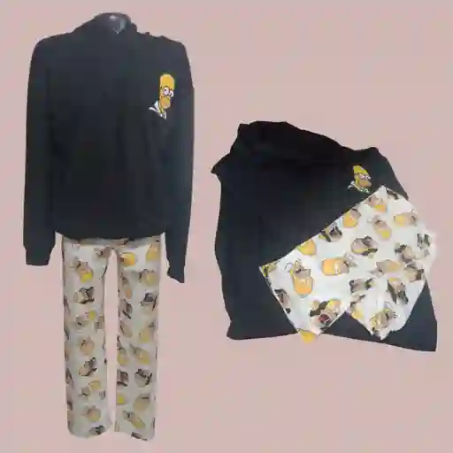 Pijama Buzo Homero Talla L- Xl