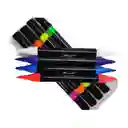 Marcadores Punta Pincel Doble Punta Neon