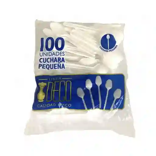 Deco Cuchara Pequeña Blanco Para Postre