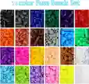 Estuche Hama Beads 18 Colores +tabla Pinza Papel Perler Midi Piedras