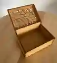 Tarjetero Pequeño De Madera