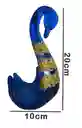 Cisne De Cristal Color Azul (swan)