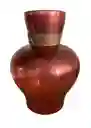 Florero Jarron De Cristal Color Rojo Difuminado (amalfi)