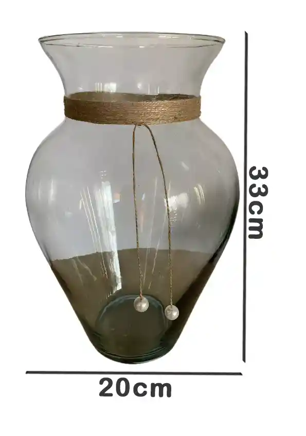 Florero Jarrón De Cristal (paris)