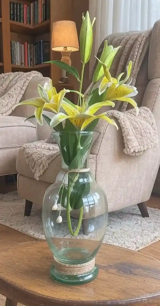 Florero Jarrón De Vidrio (atlantis)