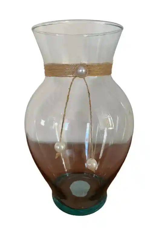Florero Jarrón De Cristal (malibu)