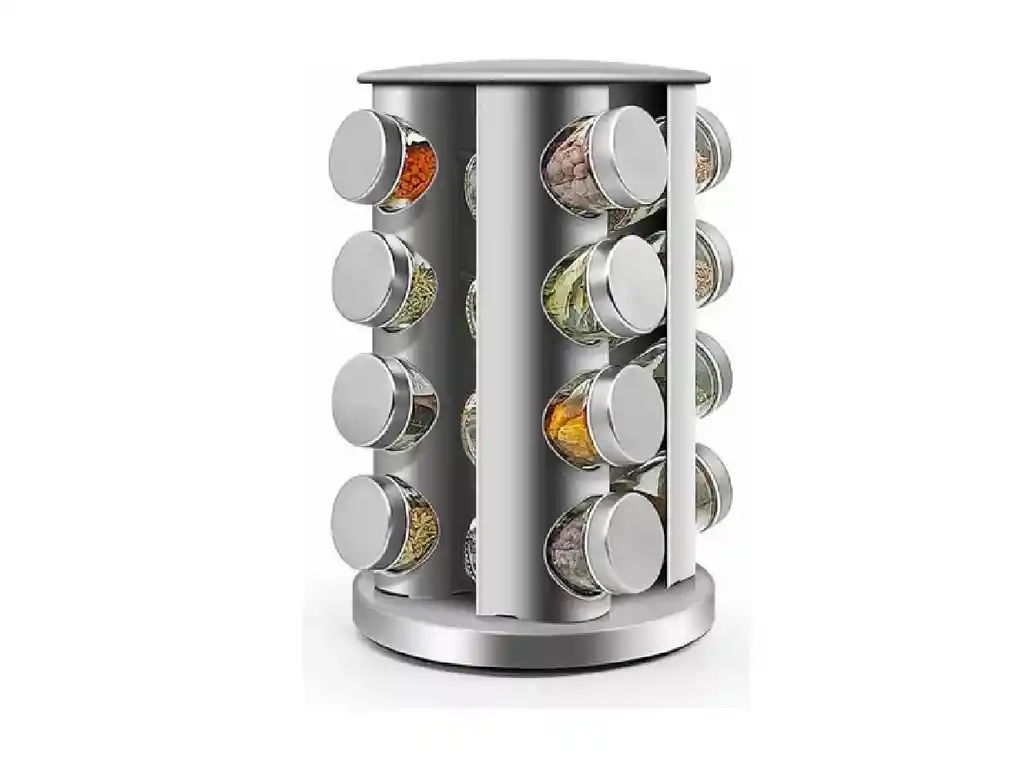 Especiero Cocina Casatua 16 Condimentos Giratorio Vidrio