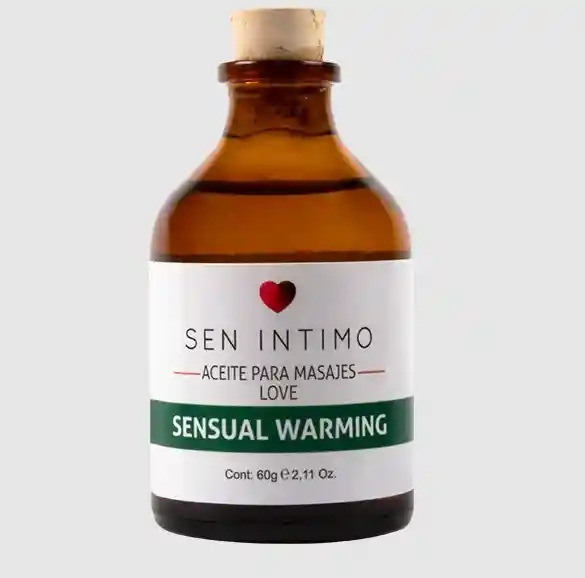 Aceite De Masajes Sensual Warming Love 60 Ml Sen Intimo