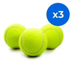 Pelota Tenis 3 Unidades -económica