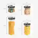 Organizador Frasco Hermetico Cocina Tupper Recipiente X7