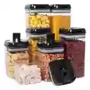 Organizador Frasco Hermetico Cocina Tupper Recipiente X7