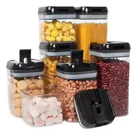 Organizador Frasco Hermetico Cocina Tupper Recipiente X7