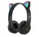 Auriculares Para Juegos Orejas De Gato Inalámbricos