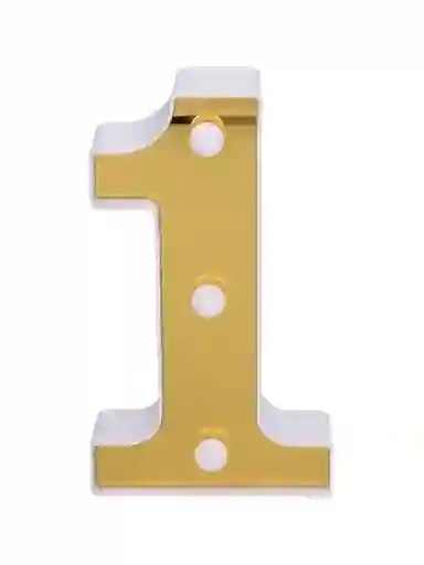 Letras Numeros De Luces Decoracion Fiesta Cumpleaños Uno