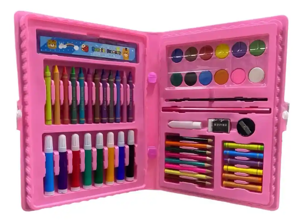 Set Maleta Útiles Escolares Niño Marcadores Crayones Lápices