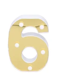 Letras Numeros De Luces Decoracion Fiesta Cumpleaños Seis