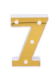 Letras Numeros De Luces Decoracion Fiesta Cumpleaños Siete