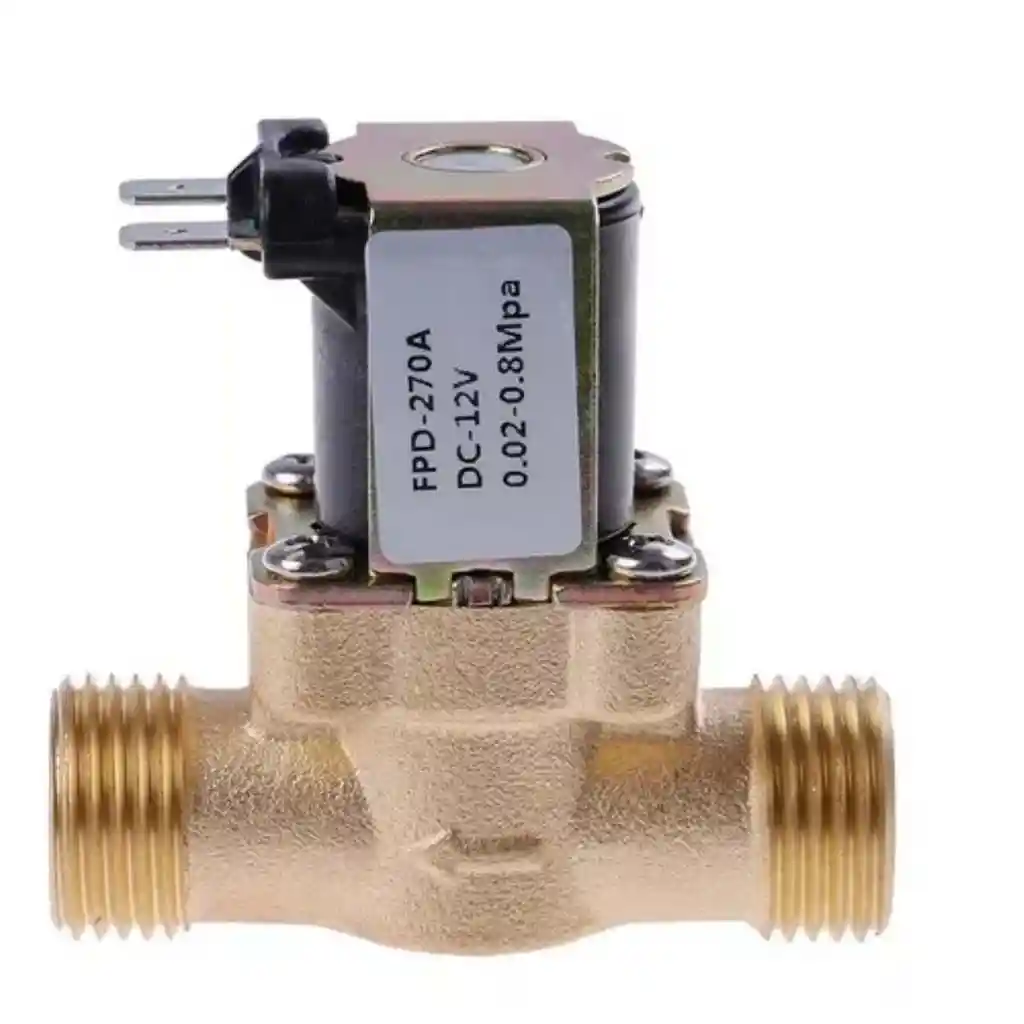 Valvula Solenoide Electrica Electrovalvula 1/2 12v Nc Cerrad