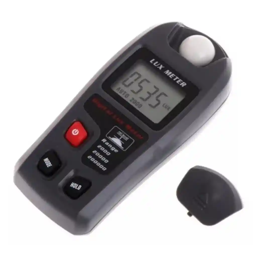 Medidor De Intensidad De Luz Fotometro Luxometro Digital Lcd