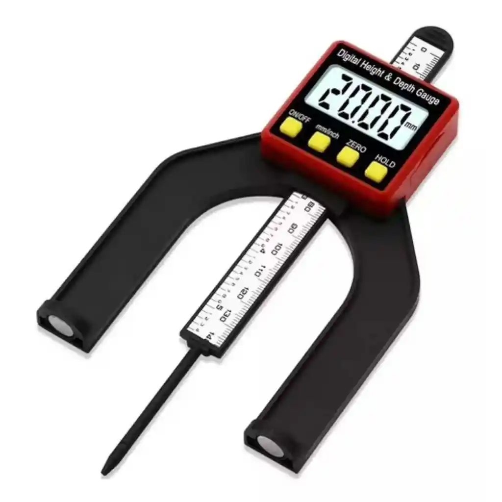 Medidor Digital De Altura Y Profundidad Magnetico Calibrador