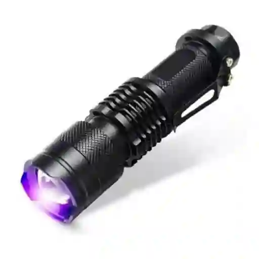 Linterna Luz Ultravioleta Uv 395 Nm Con Zoom Pequeña