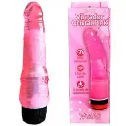 Dildo Vibrador Cristal Fara Toys