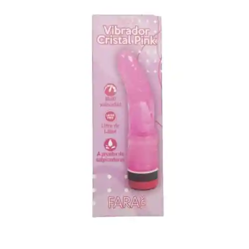 Dildo Vibrador Cristal Fara Toys