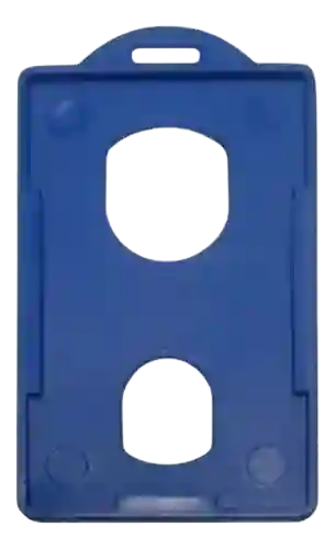 Escarapela Porta Carnet Vertical X 50 Und Azul