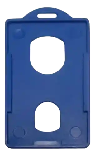 Escarapela Porta Carnet Vertical X 50 Und Azul