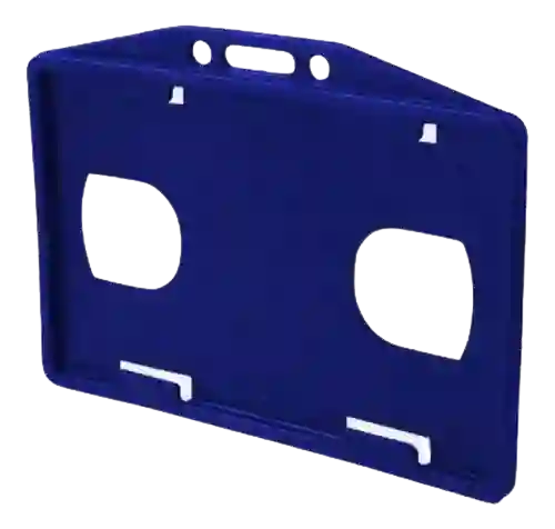 Escarapela Porta Carnet Horizontal X 10 Und Azul