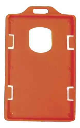Escarapela Porta Carnet Vertical X 25 Und Rojo