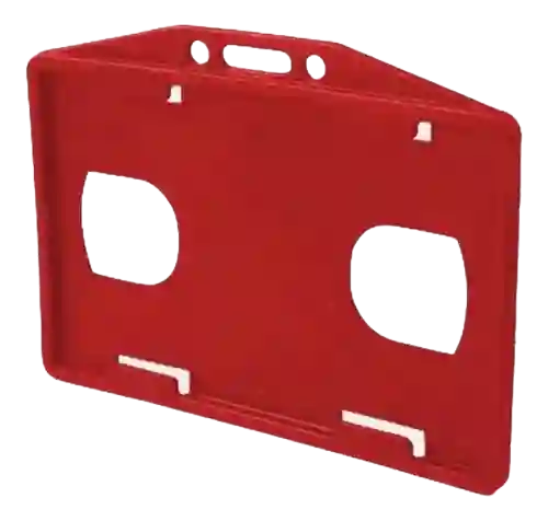 Escarapela Porta Carnet Horizontal X 10 Und Rojo