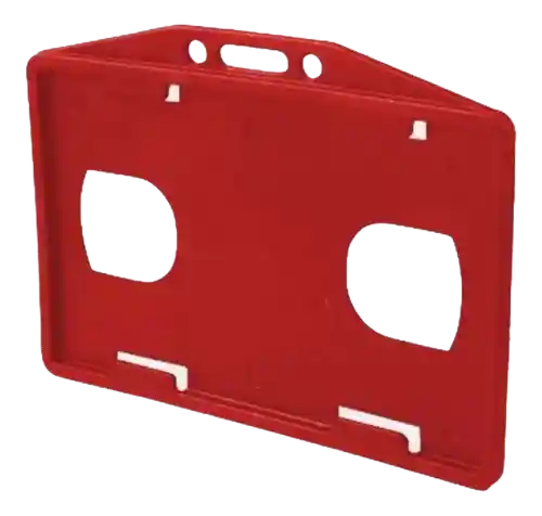 Escarapela Porta Carnet Horizontal X 25 Und Rojo