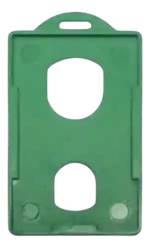 Escarapela Porta Carnet Vertical X 25 Und Verde