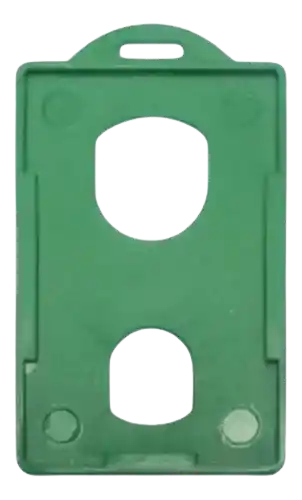 Escarapela Porta Carnet Vertical X 25 Und Verde
