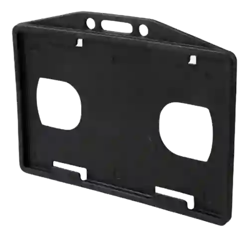 Escarapela Porta Carnet Horizontal X 10 Und Negro