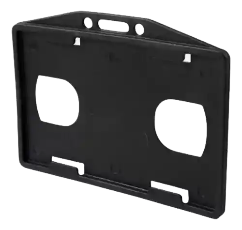Escarapela Porta Carnet Horizontal X 25 Und Negro