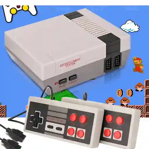 Nintendo Mini Consola Con 620 Juegos +2 Controles