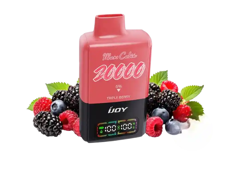 Vape Desechable Ijoy 20.000 Puffs Triple Berry 5% Nic.
