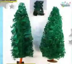 Arboles Para Maqueta 5.5cm Aprox En Estropajo