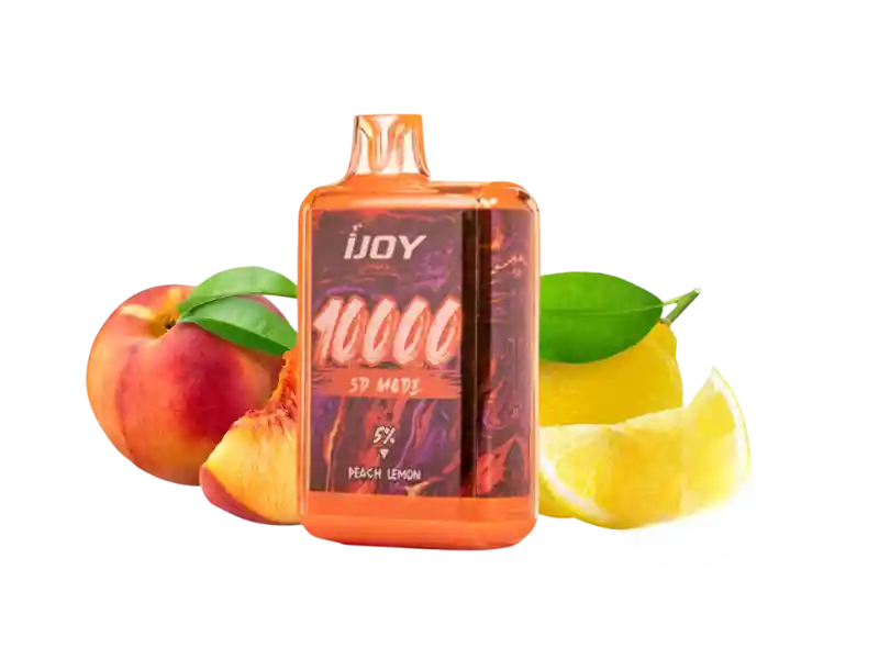 Vape Desechable Ijoy 10.000 Puffs Peach Lemon 5% Nic.