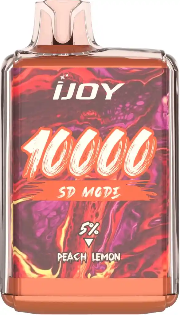 Vape Desechable Ijoy 10.000 Puffs Peach Lemon 5% Nic.