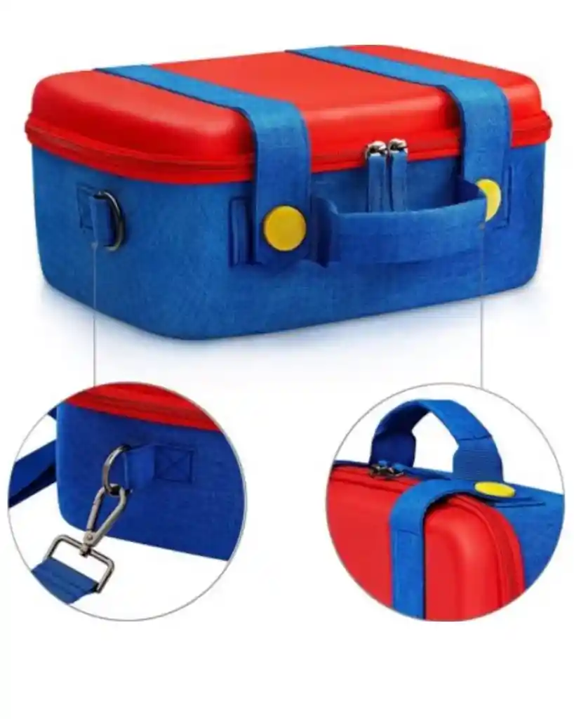 Maletín Estuche Viajero Compatible Con Switch/oled Edicion Mario