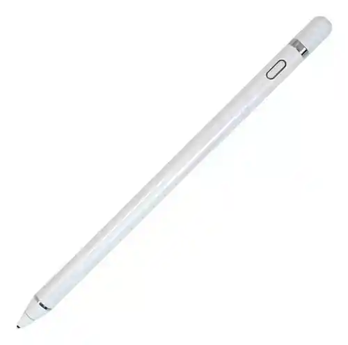 Lápiz Óptico Stylus Pencil Recargable Para Tablet Celulares Hasta 15 Hr Blanco Innovo