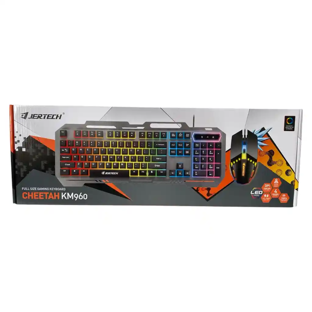 Combo Teclado Mouse Gaming Base Aluminio Retroiluminado Rgb