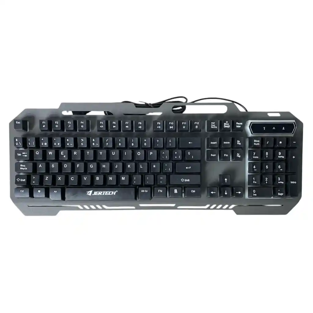 Combo Teclado Mouse Gaming Base Aluminio Retroiluminado Rgb